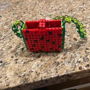 Watermelon purse hand crafted!